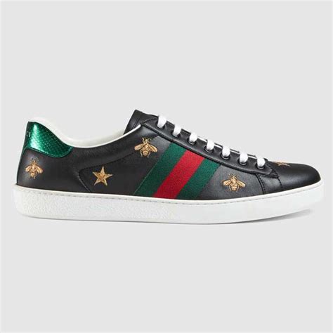 gucci ace star blackgold starwherw the bee is|More.